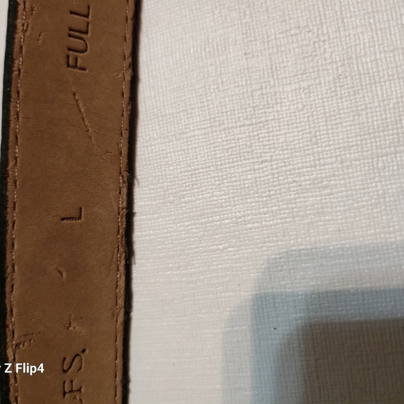 Rolfs Brown Leather Belt with Gold Buckle - Picture 10 of 11